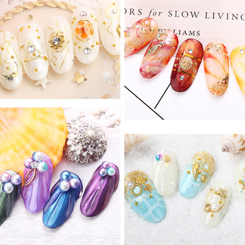 DIY Nail Art Color Rhinestones ( Long Box )