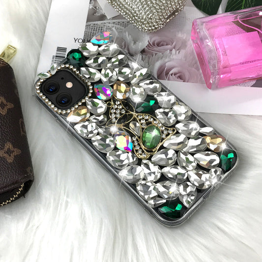 Shiny Fox Phone Case ( White & Green )
