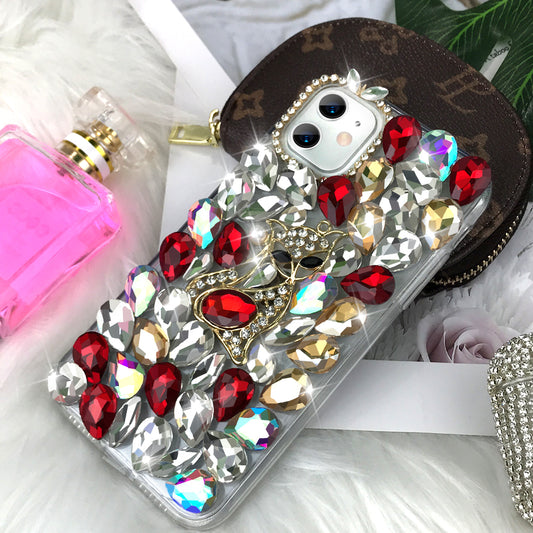 Shiny Fox Phone Case ( White & Red )