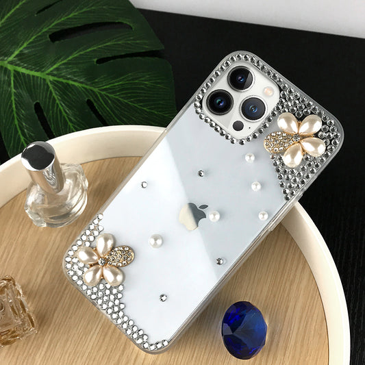 Pearl Rhinestone Phone Case