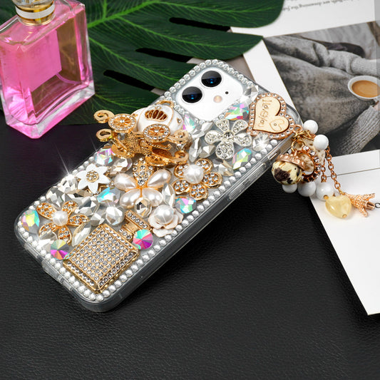 Pumpkin Car Phone Case ( White )