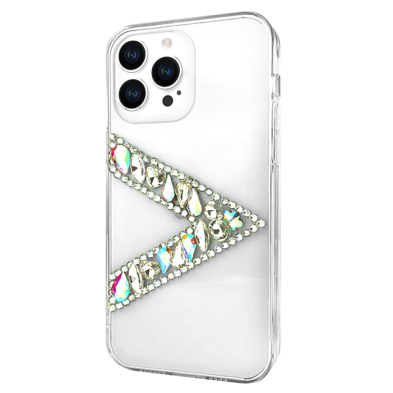 Letter V Rhinestone Phone Case (Purchased separately does not ship)