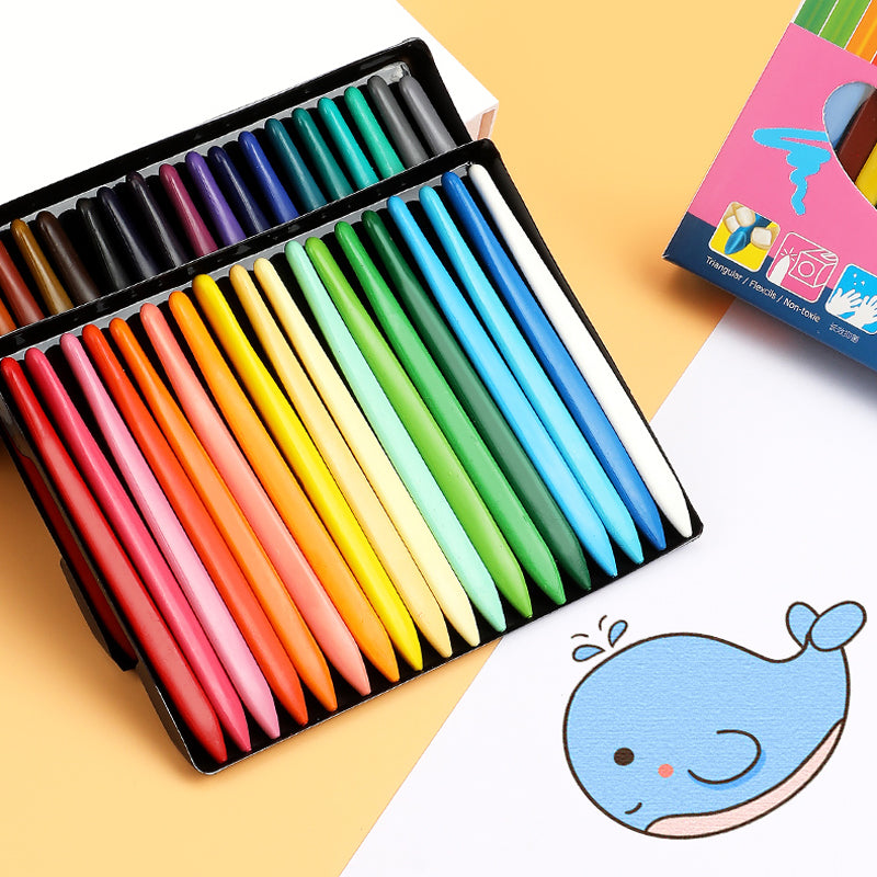 36 Colors Washable Crayons (non-toxic and tasteless)