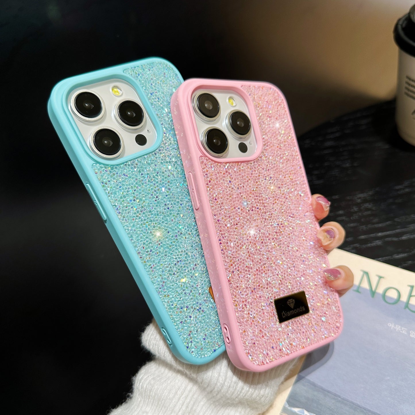 Full Little Bling elegant simple Light Weight Shockproof Phone Case