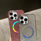 Magnectic Bling Rhinestone Wireless Charging Phone Case