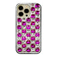 Magenta Round Diamond Phone Case