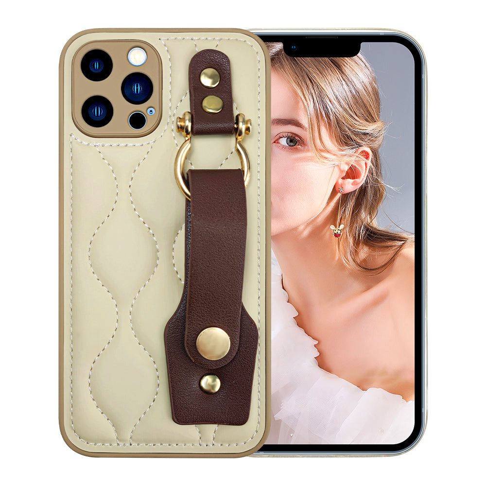 Handheld Vanilla Leather Phone Case