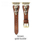 Elegant Old Money Style Leather Watch Band – Compatible with Apple Watch Series