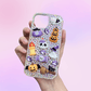 Bling Rhinestone Halloween Themed Phone Case With Phone strap