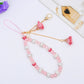 Rose Crystal Beaded Lanyard