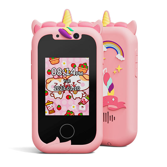 Smart Phone for Kids & 3 -7 Year Old Girl Toys Touchscreen Learning Toy Birthday Gifts