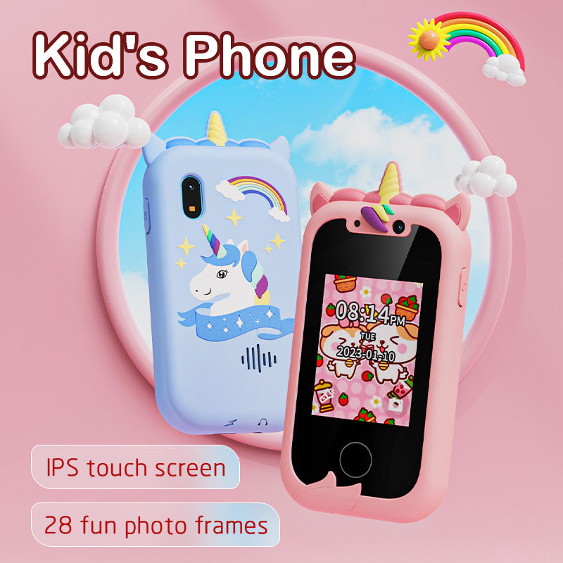 Smart Phone for Kids & 3 -7 Year Old Girl Toys Touchscreen Learning Toy Birthday Gifts