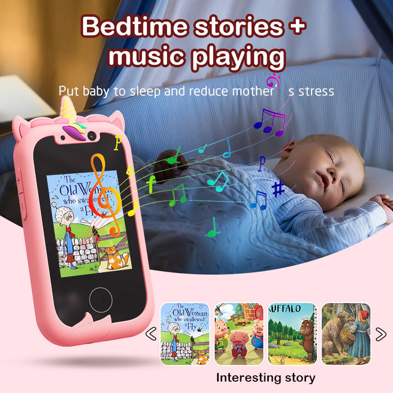 Smart Phone for Kids & 3 -7 Year Old Girl Toys Touchscreen Learning Toy Birthday Gifts