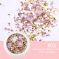 DIY Nail Art Color Rhinestones ( Round Box )