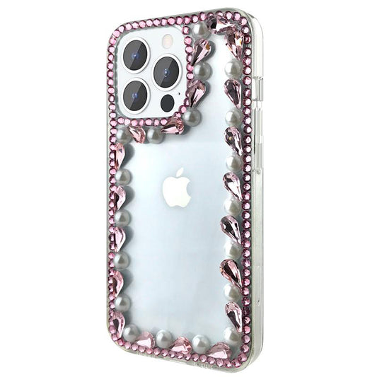 Pink Rhinestone Phone Case