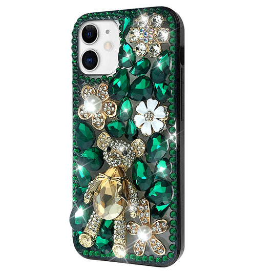 Shiny Bear Phone Case ( Green )