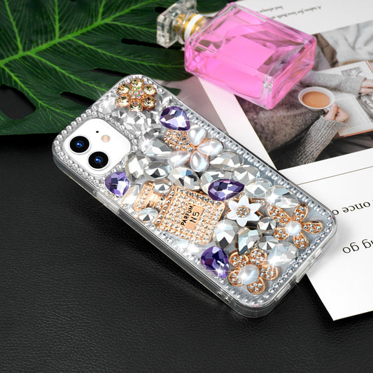 Perfume Bottle Phone Case ( White & Purple )