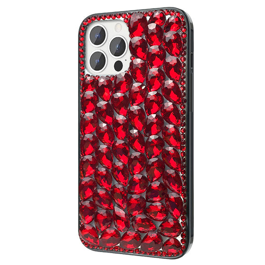 Crystal Rhinestone Phone Case ( Red )