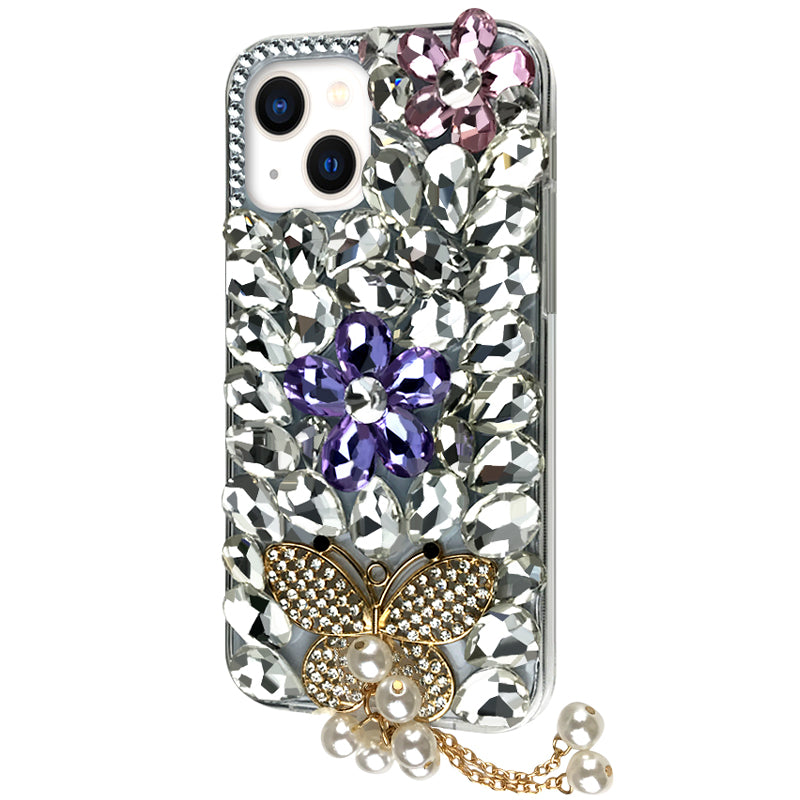 Rhinestone Butterfly Phone Case