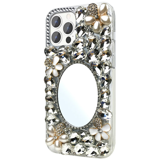 Rhinestone Mirror Phone Case