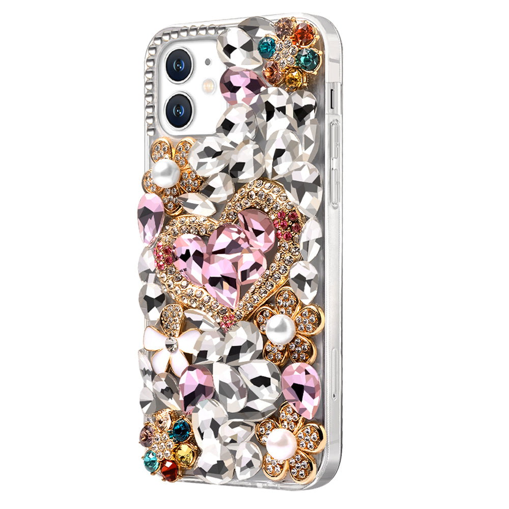 Heart Shaped Phone Case ( White )