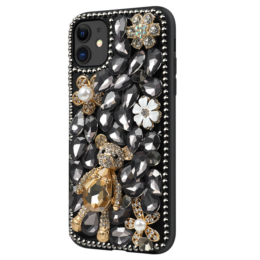 Shiny Bear Phone Case ( Black )