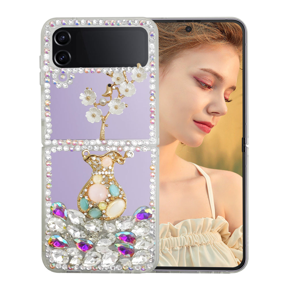 Birdsong Flowers Crystal Phone Case