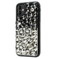 Two-Tone Crystal Rhinestones Phone Case( Black & White )