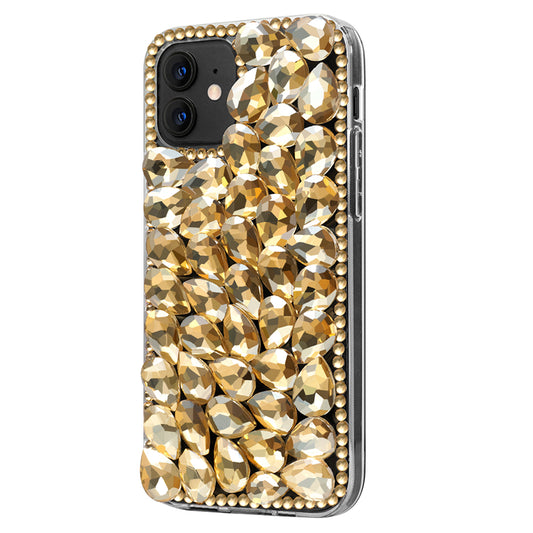 Crystal Rhinestone Phone Case ( Golden )