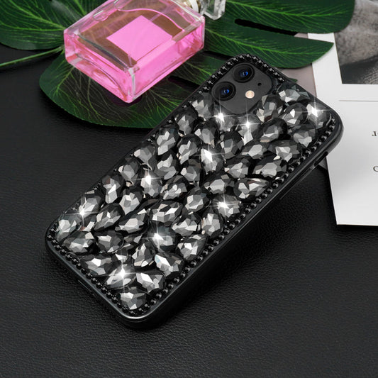 Crystal Rhinestone Phone Case ( Black )