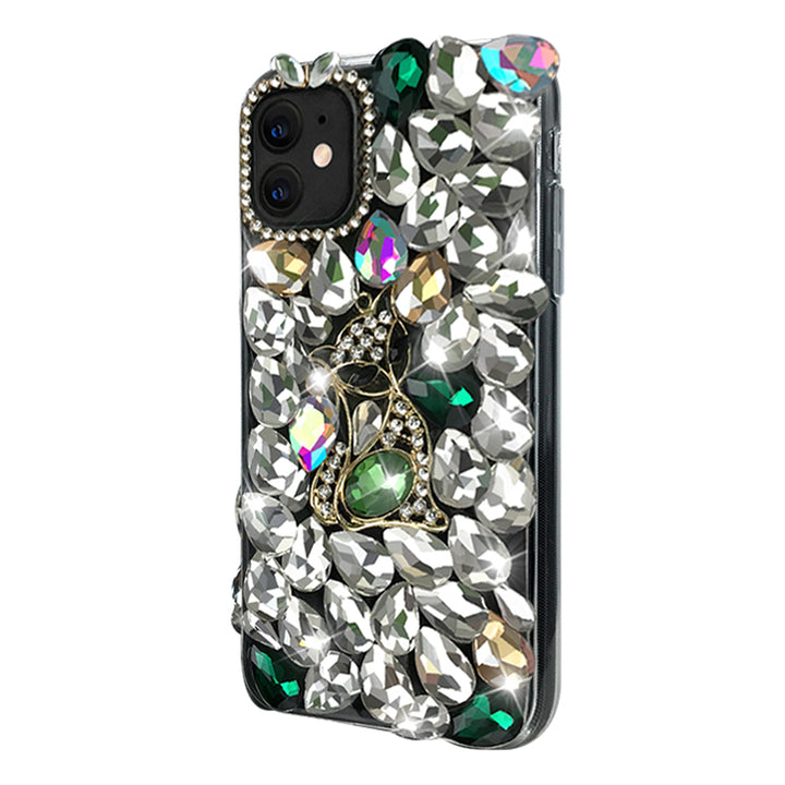 Shiny Fox Phone Case ( White & Green )