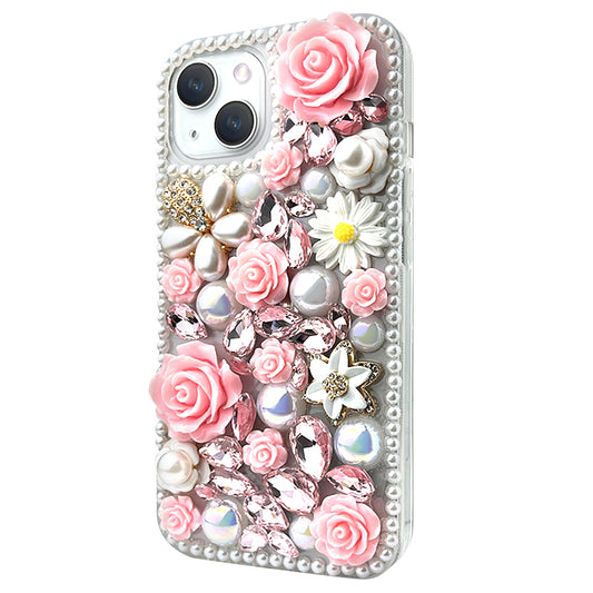 Pink Garden Pearl Phone Case