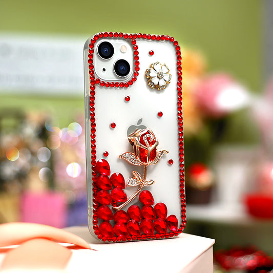 Red Rose Diamond Phone Case
